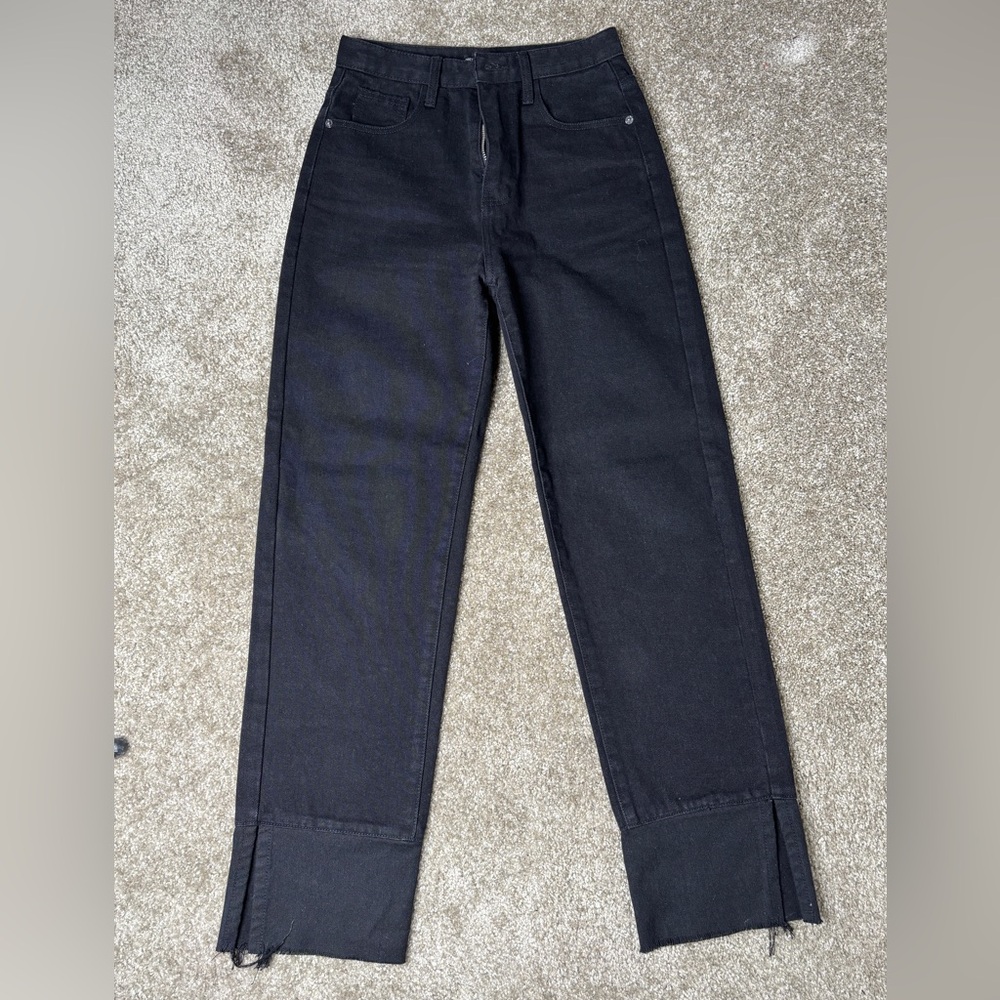 Black Flared Jeans